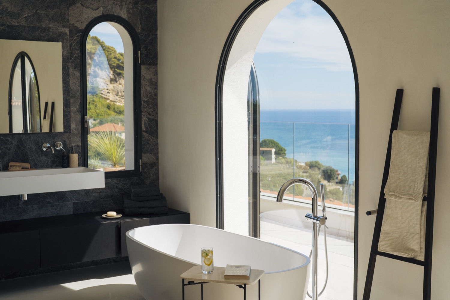 Marble bathroom