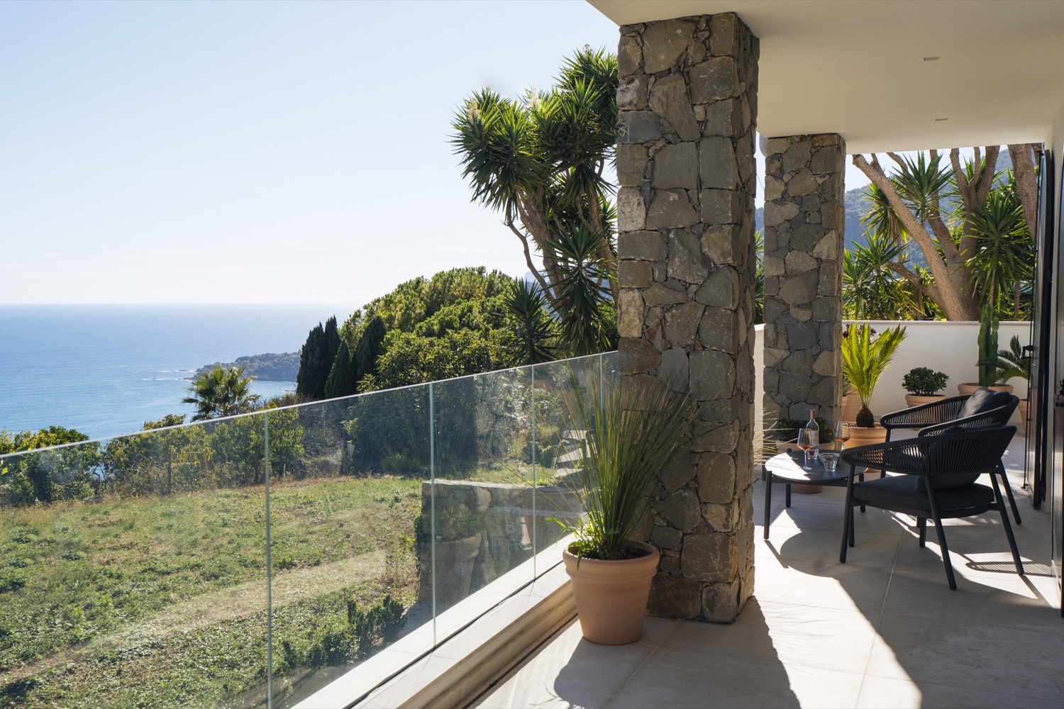 Stone terrace